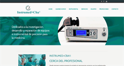 Desktop Screenshot of instrumed-cba.com.ar