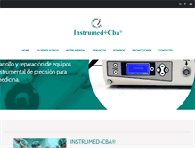 Tablet Screenshot of instrumed-cba.com.ar